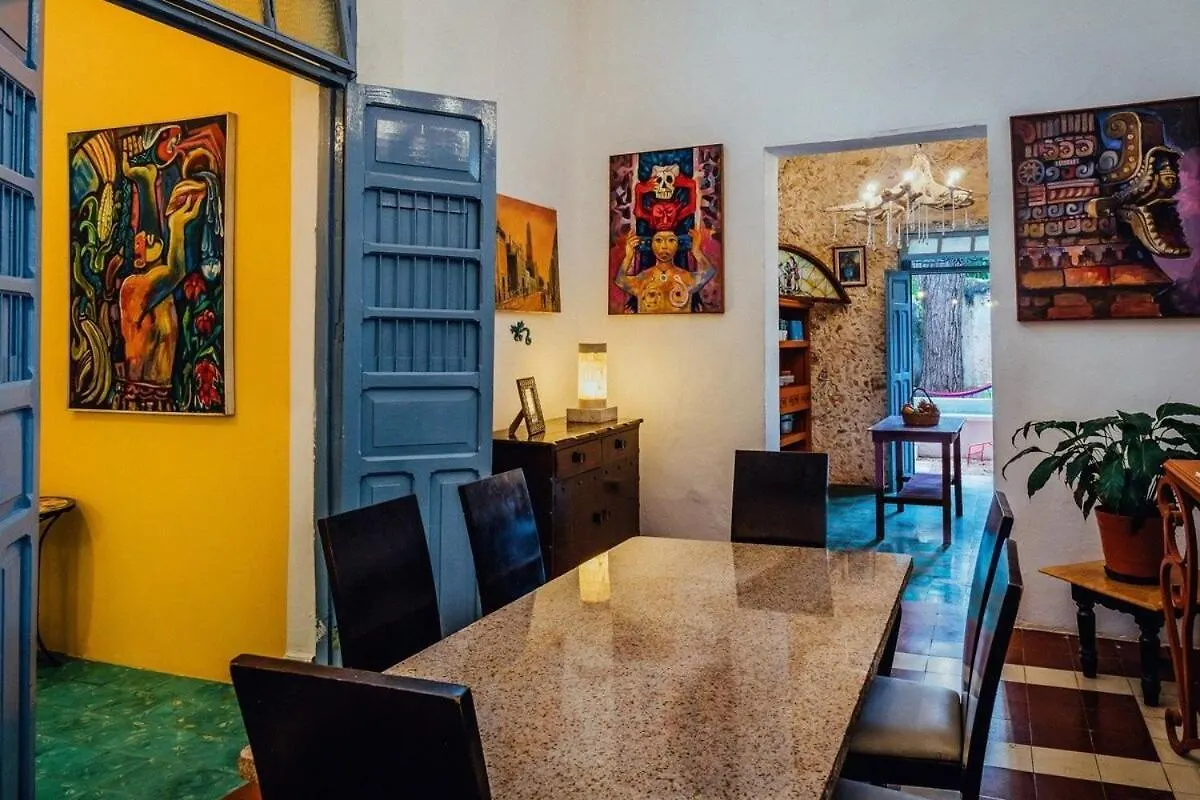 La Morada Gallery House In Downtown Mérida Semesterbostad